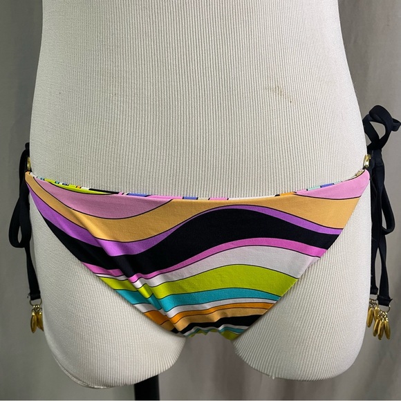 TRINA TURK 2-pc  St. Tropez Triangle Top & Side-Tie Bottom BIKINI Size s… - Picture 3 of 6